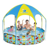 Piscina Estructural Con Techo Bestway Uv Careful 2.44mx51cm