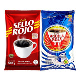 Café Sello Rojo + Águila Roja Molidos 500 Gr Cada Uno 