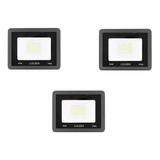 Reflector Led 50w Exterior Industrial Smd Extradelgado Pack3