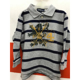 Chomba Polo Ralph Lauren Mangas Largas Talle 2 Niños