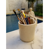 Ceramica Artesanal Con Figura Humana Minimalista. Naturaleza