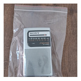 Rádio Sony Am-fm - Icf-s10 Cor Cinza