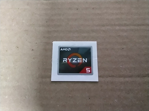 1 Sticker Ryzen 5 Radeon 