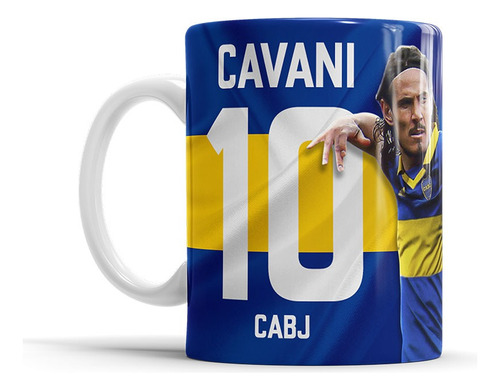 Taza Cerámica Boca Juniors Edinson Cavani Camiseta