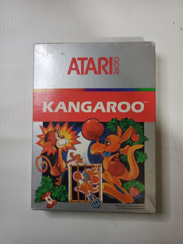Video Juego De Atari 2600 Kangaroo Con Juego,caja Y Manual.