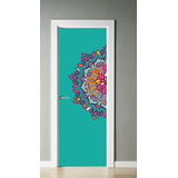 Vinilo Puerta Mandala Decoración  Wall Stickers