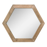 Stonebriar Espejo De Pared Colgante Hexagonal Decorativo De