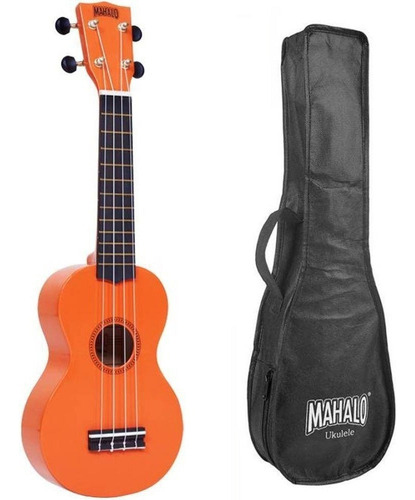 Ukelele Soprano Mahalo Mr1 Con Funda - Varios Colores