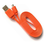 Cabo Usb Para Jbl Para Clip 1 Clip 2 Bluetooth Laranja