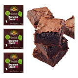 Kit 3 Brownies Fit 50% Cacau Lanches Saudáveis Alimento Zero