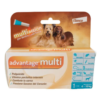 Pipeta Antipulgas Advantage 1ml Perros 4-10kg Pulgas Resistente Agua | Envío gratis