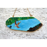 Perchero Surf (60x20cm) Modelo Pájaro 