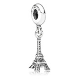 Charm Dije Colgante Torre Eiffel Paris Plata 925