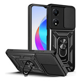 Funda Protector Para Honor X7b Anillo Uso Rudo + Mica