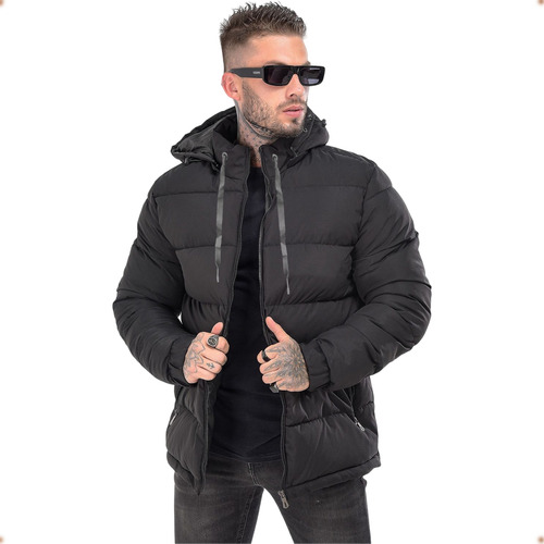 Jaqueta Puffer Bobojaco Corta Vento Nylon Masculino Gominho