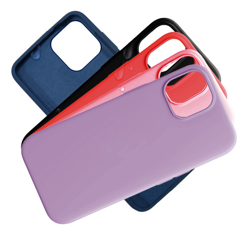 Funda Silicon Compatible Resistente Para Oppo Colorida