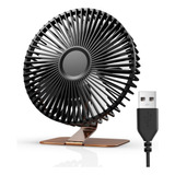 Ventilador De Escritorio Slenpet 6 Pulgadas 4 Vel Bronce