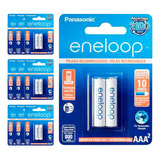 20 Pilhas Recarregaveis Eneloop Std Aaa Panasonic (10 Cart)