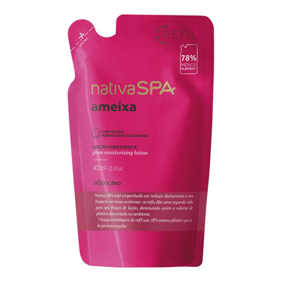 Creme Hidratante Para Corpo Boticário Nativa Spa 400ml Ameixa