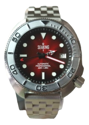 Sea King Turtle Diver Mergulho 200m Automático Seiko Nh35 