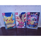 3 Cajas Originales Para Tus Juegos De Pokemon Switch 