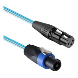 Cable Gotor Speakon A Xlr Adaptador Speakon A Xlr Hembra Aa