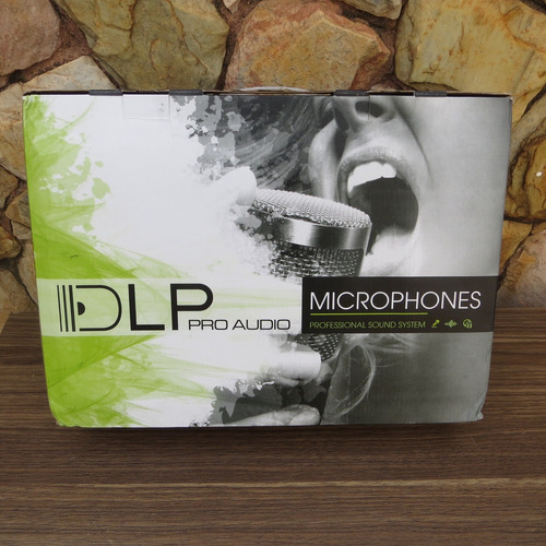 Microfone Sem Fio Duplo Mão Dlp Pro 