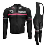 Uniforme Traje Jersey Ciclismo Ruta Manga Larga Giro Italia