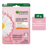 3pz Garnier Skin Mascarilla En Tela Hidra Bomb Calmante