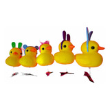 5 Patitos Para Cabello Kawaii Broche Con Diadema