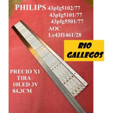 Kit Tiras Led Philips 43pfg5501/77 43pfg5102/77