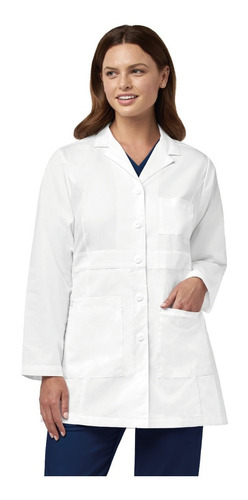 Delantal Médico 700 Mujer Blanco Wonderwick Youniforms