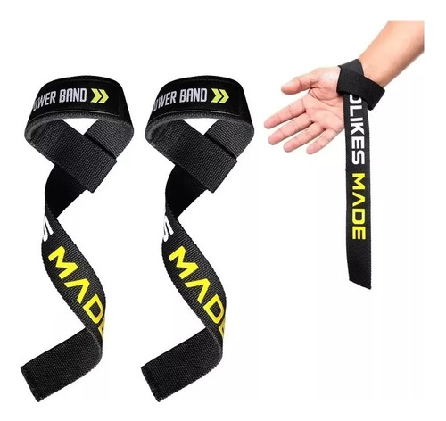 Straps Lujo Gym Mancuernas Pesas Crossfit Gimnasio Ejercicio