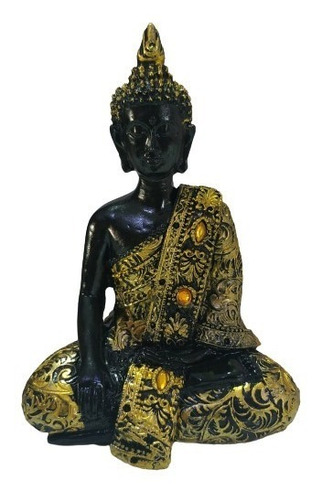 Estátua Buda Hindu Meditando Em Resina !