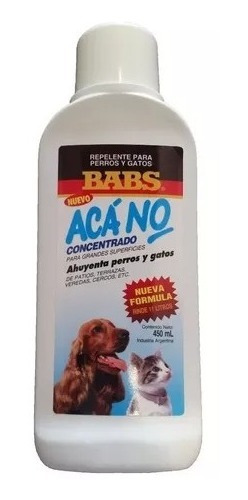 Repelente Para Perros Y Gatos Acá No 450ml