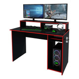 Escritorio Gamer Mesa Pc Centro Estant Eg1 - Rex