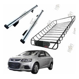 Barras+ Canastilla Para Chevrolet Sonic Porta Equipaje Hevi