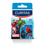 Curitas Apositos Marvel Personajes X 20 Unidades Inf