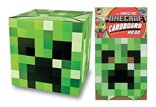 Minecraft Creeper Head Box Head Costume Mask Envío Express