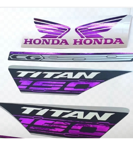 Kit Calcos Honda Cg New Titan 150 100%unicos Personalizables