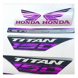 Kit Calcos Honda Cg New Titan 150 100%unicos Personalizables