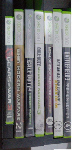 Call Of Duty Medal Of Hono Gears Xbox 360 Combo Fisico Usado