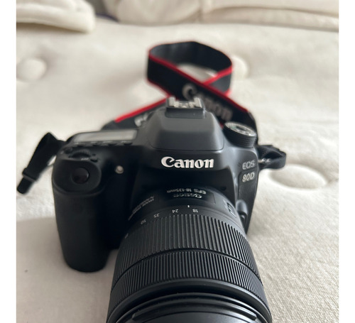 Canon Eos Kit 80d + Lente 18-135mm F/3.5-5.6 Is Usm Dslr