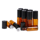 10 Botellas De 5 Ml Para Aceites Esenciales Roll-on De Crist