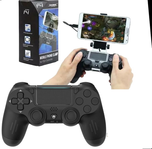 Mando Genérico Bluetooth Combo+clip Adaptador Celular Pc/ps4