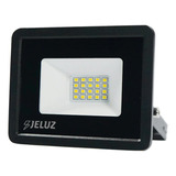 Reflector Led 30w Alta Potencia 6500k Jeluz Color De La Carcasa Negro Color De La Luz Blanco Frío