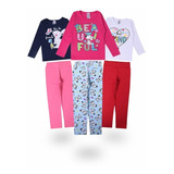 3 Agasalho Meia Estação De Menina Infantil Leg E Blusas Kids