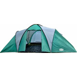 Carpa Familiar 8 - 9 Personas 4 Ambientes Camping Super Home