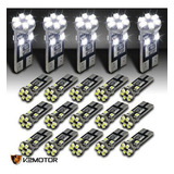 Fits 20x T10 10-smd Canbus Led Light Bulbs Lamps White 20 Kg