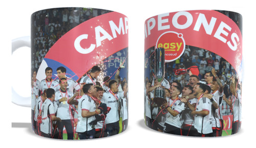 Tazon + Porta Vaso Colo Colo Campeón Copa Chile 2023